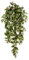 BloomPost Tradescantia Künstliche Hängepflanze 100 cm - Bunt - Haustier und kindersicher – Künstliche Zimmerpflanze für Heim und Bürodekoration