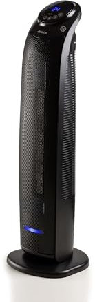 Ariete 8213 Termoventilatore a torretta, 2200W, 3 velocità, Timer fino a 8 ore, Funzione ventilazione, Funzione oscillazione, Tecnologia ceramica, Led display, Nero