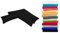 Luxury Linon 2er Pack Kissenbezug Kissenhülle mit Reißverschluß 100% Baumwolle (schwarz, 40x200)