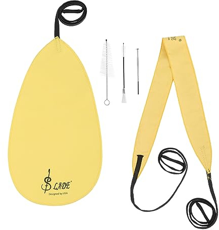 5 in 1 Clarinet Cleaning Cloth For Wind & Woodwind Instrument | All In One Kit Including Cleaning Long Swab Cloth, Mouthpiece Brush, Dust Brush, Mini Screwdriver Maintenance Kit