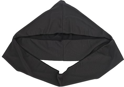 SUNGOOYUE Sport-Kapuzenhandtücher für Hals und Gesicht, U-förmige, Kühlende Kapuzenhandtücher, Mikrofaser, Kühlend, Atmungsaktiv, Sonnenschutz, Kühlendes Handtuch für Heißes Wetter (Schwarz)