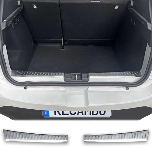 Ladekantenschutz Edelstahl MATT kompatibel für Dacia Sandero III | DJF | BJ ab 2021> | Premium Qualität von RECAMBO