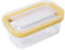 Butter Dish with Lid Butter Cutter Cheese Storage Box with Stainless Steel Wire Airtight Butter Keeper Removable Butter Tray Container Transparent Butter Cases West East Coast Butter Bar Slicer