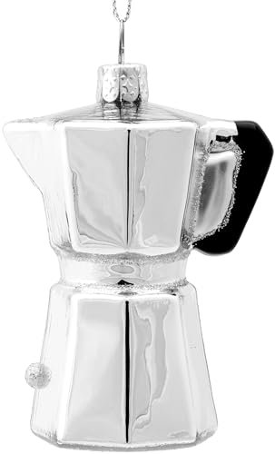 SIKORA BS655 Neapoletana Espresso Maschine Christbaumschmuck Glas Ornament Weihnachtsbaum Anhänger