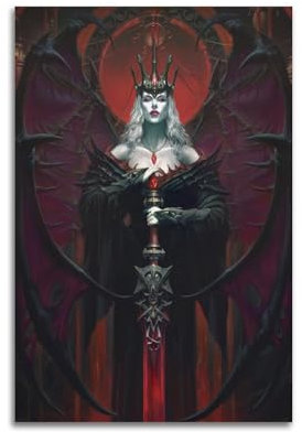 Diablo Immortal Poster, dekoratives Gemälde, Leinwand-Wandposter und Kunstdruck, modernes Familienschlafzimmer-Dekor-Poster, 20 x 30 cm