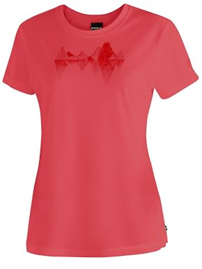 Maier Sports Tilia Pique W, Damen T-Shirt, Funktionsshirt mit Rundhals | Für Wandern und Freizeit, Dryprotec Technologie für schnelles Trocknen, Atmungsaktiv, Perfekt für den Sommer