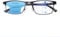 SKYWAY Progressive Multifocal Reading Glasses Mens Womens, Metal Frame Lightweight Blue Light Blocking Multifocus Computer Readers with Spring Hinge 3.0