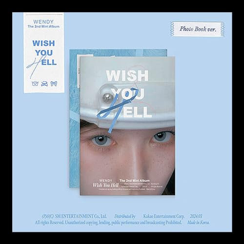 WENDY [WISH YOU HELL] The 2nd Mini Album (PHOTO BOOK Ver. +Store Gift RED VELVET Photo Card) K-POP SEALED