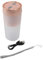 Personal Size Blender,USB Rechargeable Portable Blender Cup Dual Use Juicer Water Bottle Shakes Blending Cup Juicer Cup for Travel Personal Use (Pink)