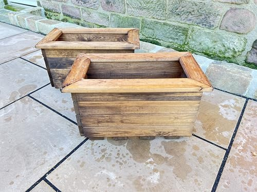 Charles Taylor 2 Piece Country Regular Rectangular Garden Trough L340xW580xH320mm