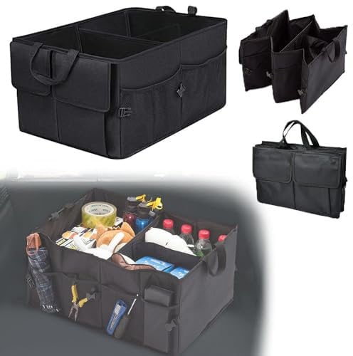 JSYDMA Kofferraum Organizer für VW Caddy 2K, Kofferraumtasche faltbar, Kofferraumtasche, Autotasche, Auto Faltbox, Car Organizer