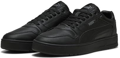 PUMA Erwachsene Court Classic Street Sneakers 40, Black Cool Dark Gray