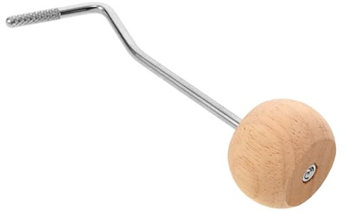 ERINGOGO Bassdrum-schlägel Mit Gebogenem Kopf Kompatibel Für Schlaginstrumente Zum Üben Für Verschiedene Musikgenres Aus Robustem Und Holz Tragbares Zubehör Für Schlagzeuger