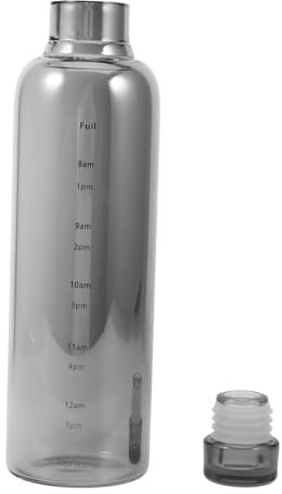 Zerodeko Botella Gran Capacidad Hidratación De Portátil Borosilicato para Deporte y Uso Diario