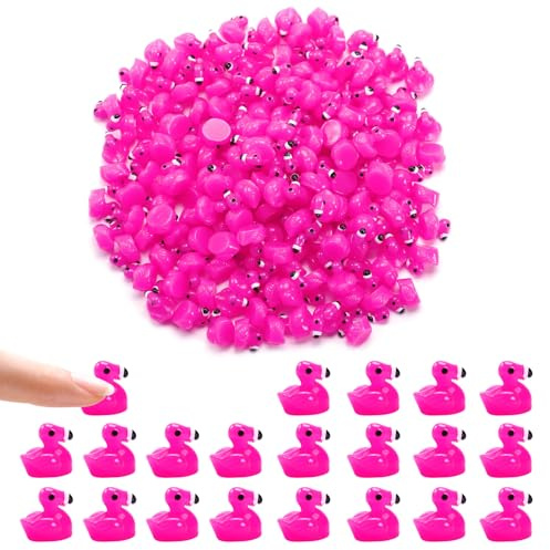 IHLOOTD 24 Pièces Mini Flamant en Résine, Flamant Miniatures Figurines Décoration Petits Flamants Rose, pour Bricolage Maisons de Poupées Paysage de Jardin et Aquariums (A)