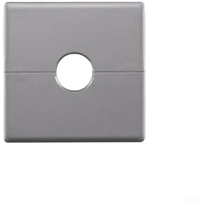 Lot de 5 caches muraux carrés élégants pour interrupteur et prise, pour décoration d'intérieur (12 mm)