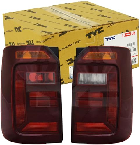 2x TYC Heckleuchte Rückleuchte Links/rechts | 11-12972-11-2 + 11-12971-11-2 passend für Caddy IV Sab Saj