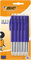 BIC M10 - Bolígrafos medianos (1 paquete con 10 unidades), color azul