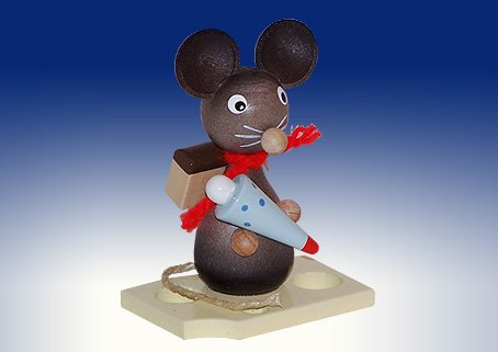 Mäusekinder Mäusekind mit Zuckertüte Weihnachtsdeko Maus Osterdeko NEU 159/75-3