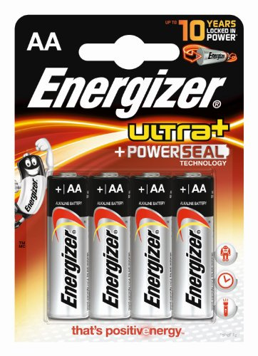 Energizer Original Batterie Ultra Plus Mignon AA (1,5 Volt, 4-er Pack)