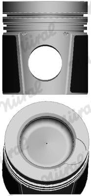 NÜRAL 87-743400-30 Kolben