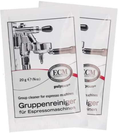 ECM Brühgruppenreiniger, Gruppenreiniger für Espressomaschinen 10 Tüten zu 20 g