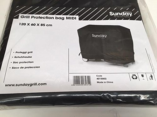 Sunday grill Telo/Sacco Bag Maxi Copri Barbecue Midi A Gas 4015002 3 FUOCHI 120X60X85/95 CM