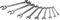 Facom 44 - Metric open ring wrench sets