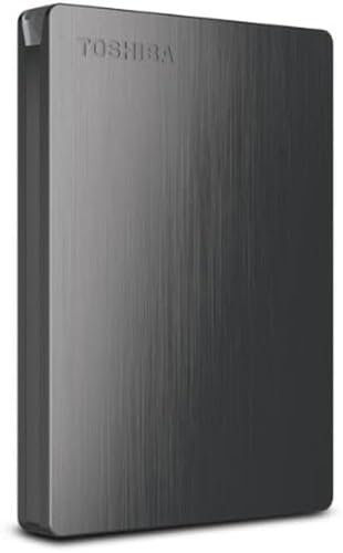 Toshiba 1TB Canvio Slim II Disque Dur Externe 1000 Go Noir