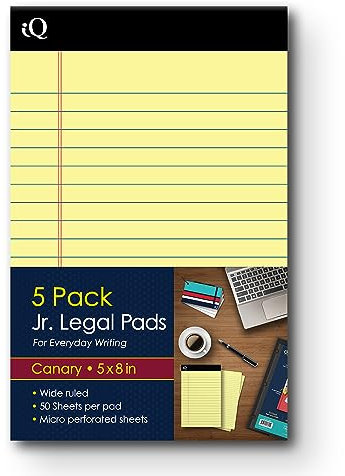 iScholar Canary Legal Block, 5 Stück (95805)