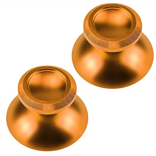 Aussel ThumbstSticks Thumb Grip Stick per PS4 Xbox One Game System Controller 2 in 1 (oro)