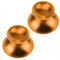 Aussel metal aluminio Thumbsticks Thumb grip Stick para PS4 Xbox un Game System Controller 2 en 1 dorado