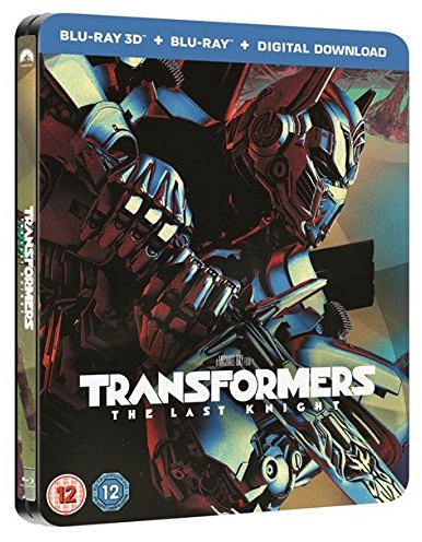 Transformers The Last Knight 3D Limited Edition Steelbook / Includes 2D Blu Ray
