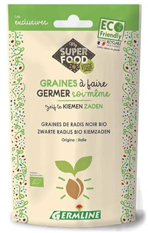 Germ'line - Graines À Germer Radis Noir Bio 150G - Lot De 3