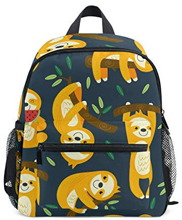 Kinderrucksack Lustige Faultiere Kindergarten Vorschul Tasche für Kleinkind Mädchen Jungen