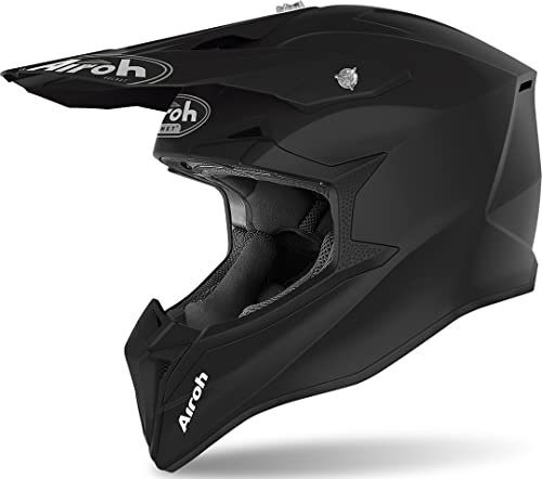Airoh HELMET WRAAP COLOR BLACK MATT XS, schwarz