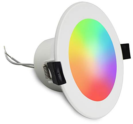 BENEXMART Zigbee 3.0 Smart LED Downlight RGBCW Trabaja directamente con Tuya Voice Control de Alexa Echo Plus (6 pulgadas 15 W)