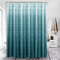 Xlabor Farbverlauf Duschvorhang 240x200cm Wasserdicht Anti-Schimmel Stoff für Badezimmer Türkis 240x200cm