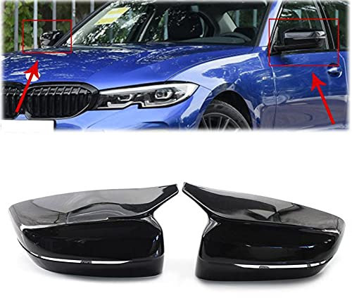 Three T Auto Seitenspiegel Abdeckung Rückspiegel Spiegelabdeckungen Spiegelkappen Für G30/G31/G38 5 Series 2017-2021