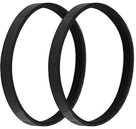 The Lord of the Tools 2x Drive Belt 4EPH205 205mm Circumference Rubber Black Closed Loop Compatible with Shark Power Nozzle NV801UK Shark AZ910UKT AZ910UK Vacuum Cleaner
