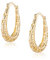 Filigrane Creolen Ohrringe Gold - Kleine Hohle Ovale 14k Vergoldete Kreolen Set - Hypoallergene 925 Gold Ohrringe für Damen, Frauen, Mädchen
