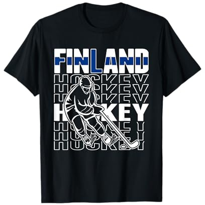 Finland Ice Hockey Fans Jersey Finnish Hockey Team Supporter T-Shirt