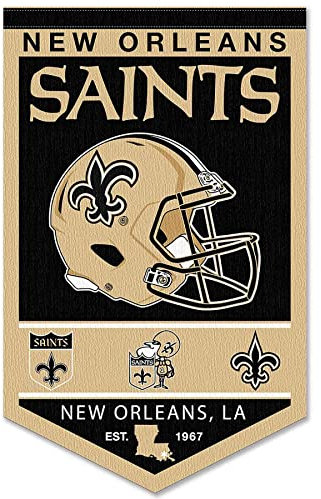 New Orleans Saints Heritage History Banner Wimpel