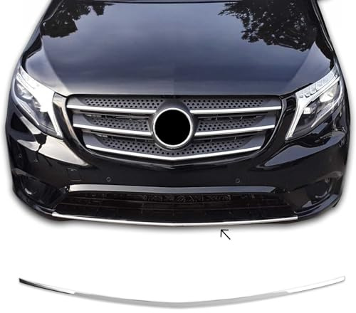 OMAC Diffusor Stoßstangenleiste für Mercedes Vito W447 2014-2023 Edelstahl | Stoßstangendiffusor, Edelstahl, Chrom, fahrzeugspezifisch, passgenau
