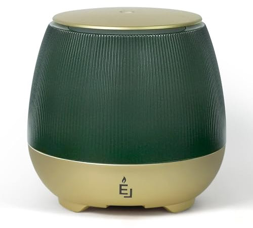 Earnest Living Aroma Diffuser für Ätherische Öle 150ml - Kunststoff Duft Duftöl Diffuser - Elektrische Duftlampe, Luftbefeuchter, Nachttischlampe - 7 Lichtfarben, Timer, Abschaltautomatik