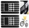 YUFFQOPC 2 Pcs Bike Stickers Sticking Anti-rub Protection Film Scratch Paint Protection Film Bike Frame Protection Film for Mountain Bikes Road Bikes, Bicycle Protection Tape (Carbon Fiber Color)