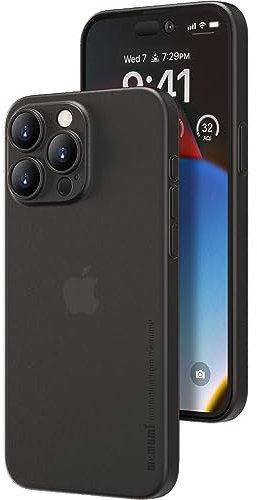 memumi Ultra Sottile Custodia per iPhone 15 Pro Max, 0.3mm Super Light Matte Hard Cover Posteriore per iPhone 15 Pro Max Sottile, Cassa del Telefono Minimalista Pro Maxgettato