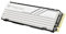 Timetec PCIe 4.0 Gaming SSD mit NVMe Phison E27T PCIe Gen4x4 M.2 2280 3D NAND TLC 2000TBW Lese-/Schreibgeschwindigkeit bis zu 7.400/6.100 MB/s für PS5, PC, Laptop (1TB White Heatsink)