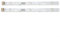 RANRAO 2Pcs LED Light Bar Strip & Cover For Rongsheng/Hisense Refrigerator, LED Light Strips MDDZ-162A 1629348 Replacement LED Light