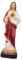Dickly Jesus-Harzfigur, Heiliges Herz Jesu-Figur-Skulptur, katholische Statue für die Kirche
